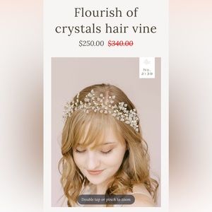 Twig and honey headband